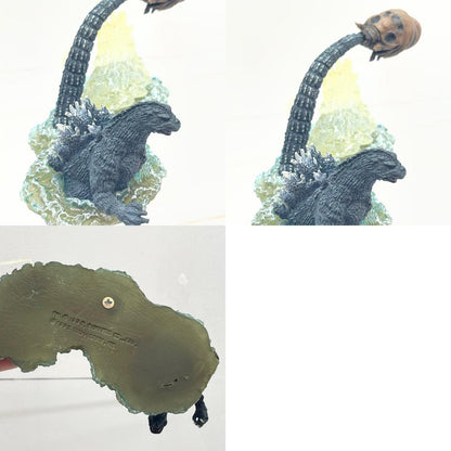 【尾張小牧店】リペアあり！ゴジラVSモスラ幼虫 フィリピン沖の決戦 ゴジラ オーナメント特撮大百科コンプリート レジンキャスト製【レトロ】【中古】