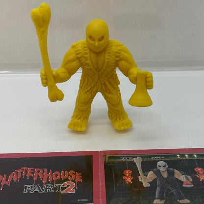 【尾張小牧店】ズーモス スプラッターハウス2 「リック・テイラー」 黄色成型 消しゴム 塩ビ WF2012冬・WF2013夏【レトロ】【中古】