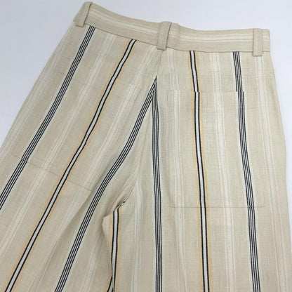 【中古】JIL SANDER | ジルサンダー ストライプ柄スラックス JSMQ310834 ベージュ サイズ：46【尾張小牧店】