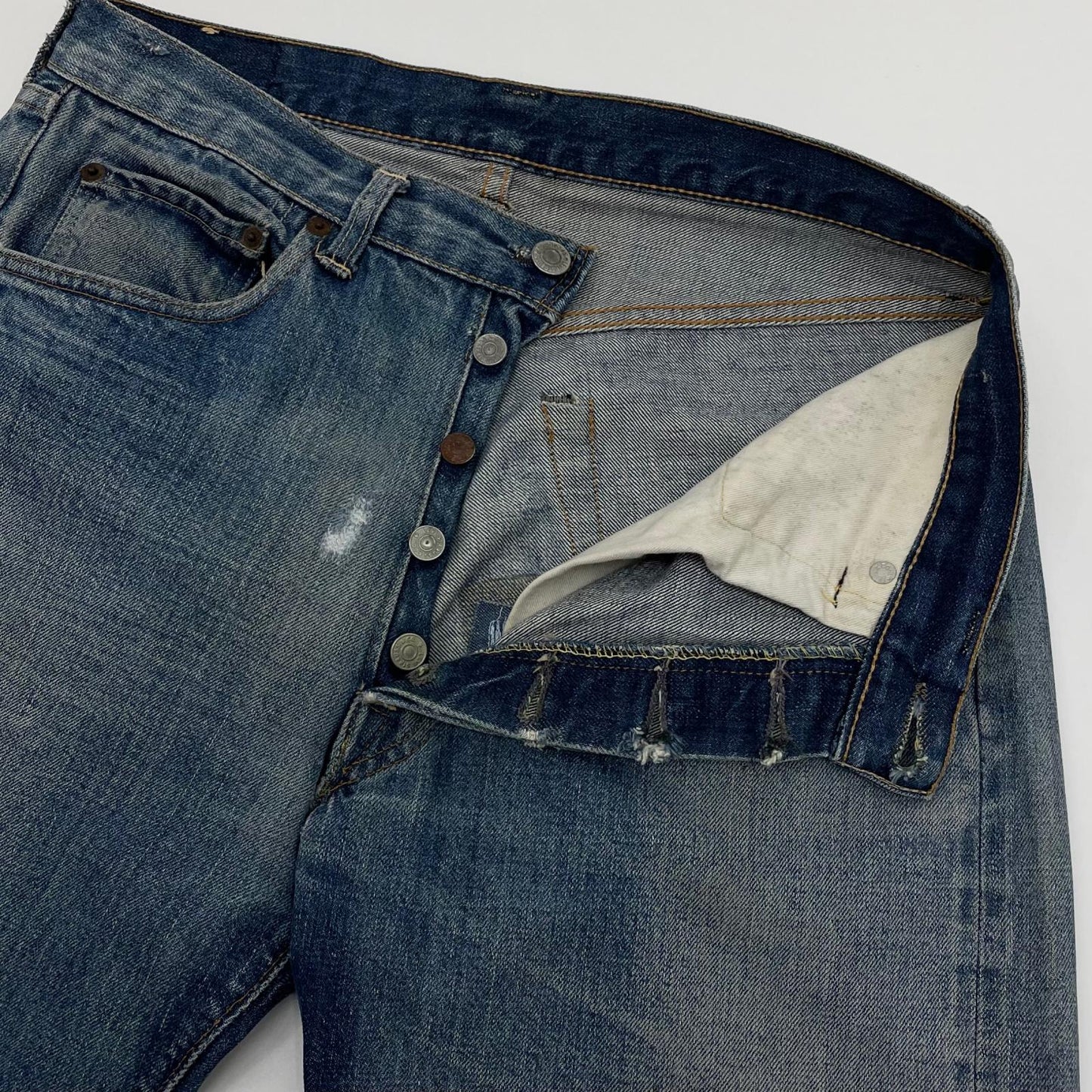 【中古】VINTAGE | ビンテージ　LEVI'S 60s-70s　501 'E' デニムパンツ ブルー【尾張小牧店】