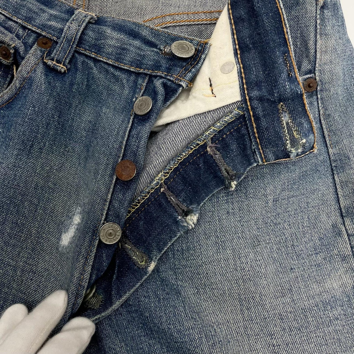 【中古】VINTAGE | ビンテージ　LEVI'S 60s-70s　501 'E' デニムパンツ ブルー【尾張小牧店】