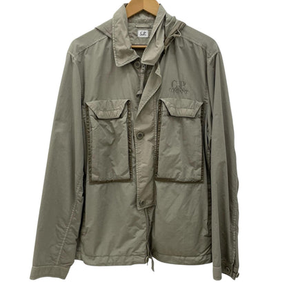【中古】C.P.Company | シーピーカンパニー Flatt Nylon Goggle Overshirt ナイロンジャケット ベージュ サイズ：L【尾張小牧店】