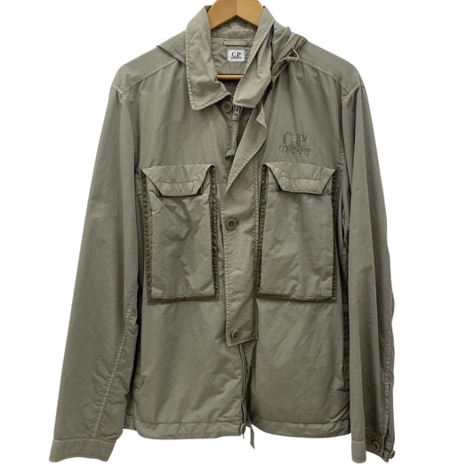 【中古】C.P.Company | シーピーカンパニー Flatt Nylon Goggle Overshirt ナイロンジャケット ベージュ サイズ：L【尾張小牧店】
