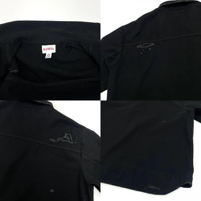 【中古】KAMIYA | カミヤ BORO Duck Jacket デニムジャケット G13JK023 ブラック サイズ：M【尾張小牧店】