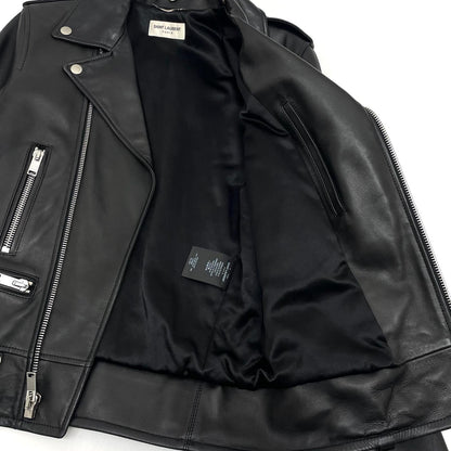 【中古】SAINT LAURENT | サンローラン Classic Motorcycle Leather Riders Jacket レザージャケット 397290 Y5YA1 ブラック サイズ：44【尾張小牧店】