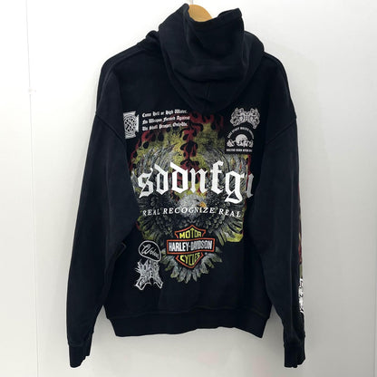 【中古】HARLEY-DAVIDSON×DARC SPORT | ハーレーダビットソン×ダークスポーツ 長袖パーカー ブラック サイズ：L【尾張小牧店】