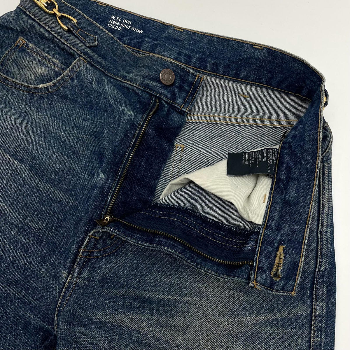 【中古】CELINE | セリーヌ JEANS MARGARET デニムパンツ N286 930F 07UW ブルー サイズ：28【尾張小牧店】