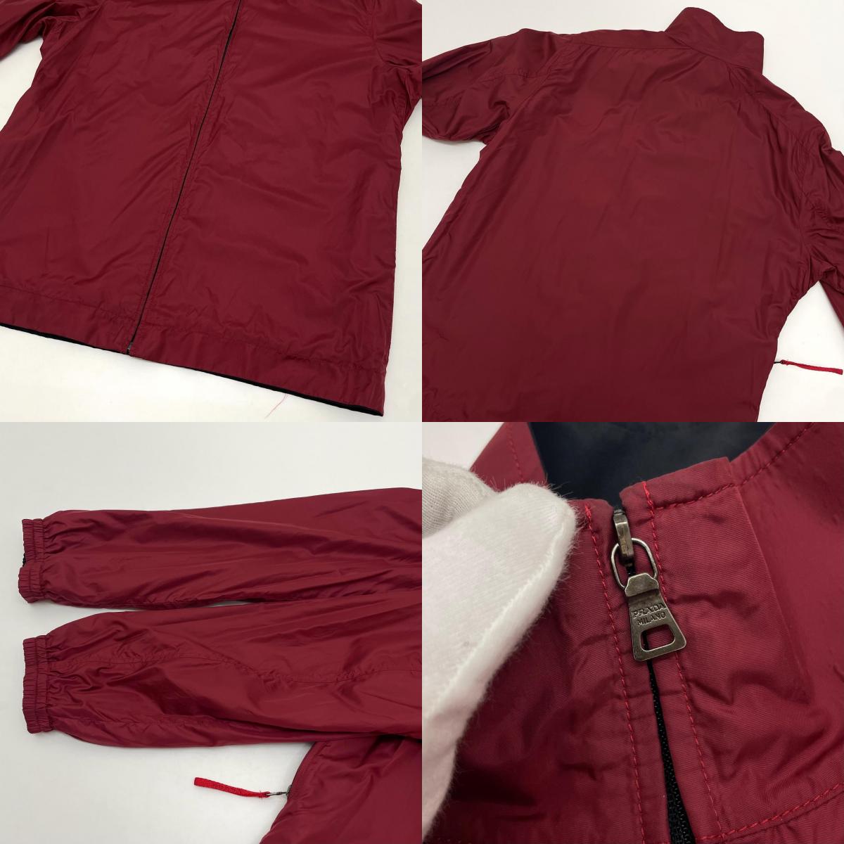 【中古】PRADA | プラダ　リバーシブル ナイロンジャケット ブラック サイズ：M【尾張小牧店】