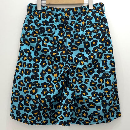 【中古】COMME des GARCONS HOMME PLUS | コムデギャルソンオムプリュス ヒョウ柄　レオパード　ショートパンツ ハーフパンツ　PF-P008 ブルー×ブラック×イエロー サイズ：S【尾張小牧店】