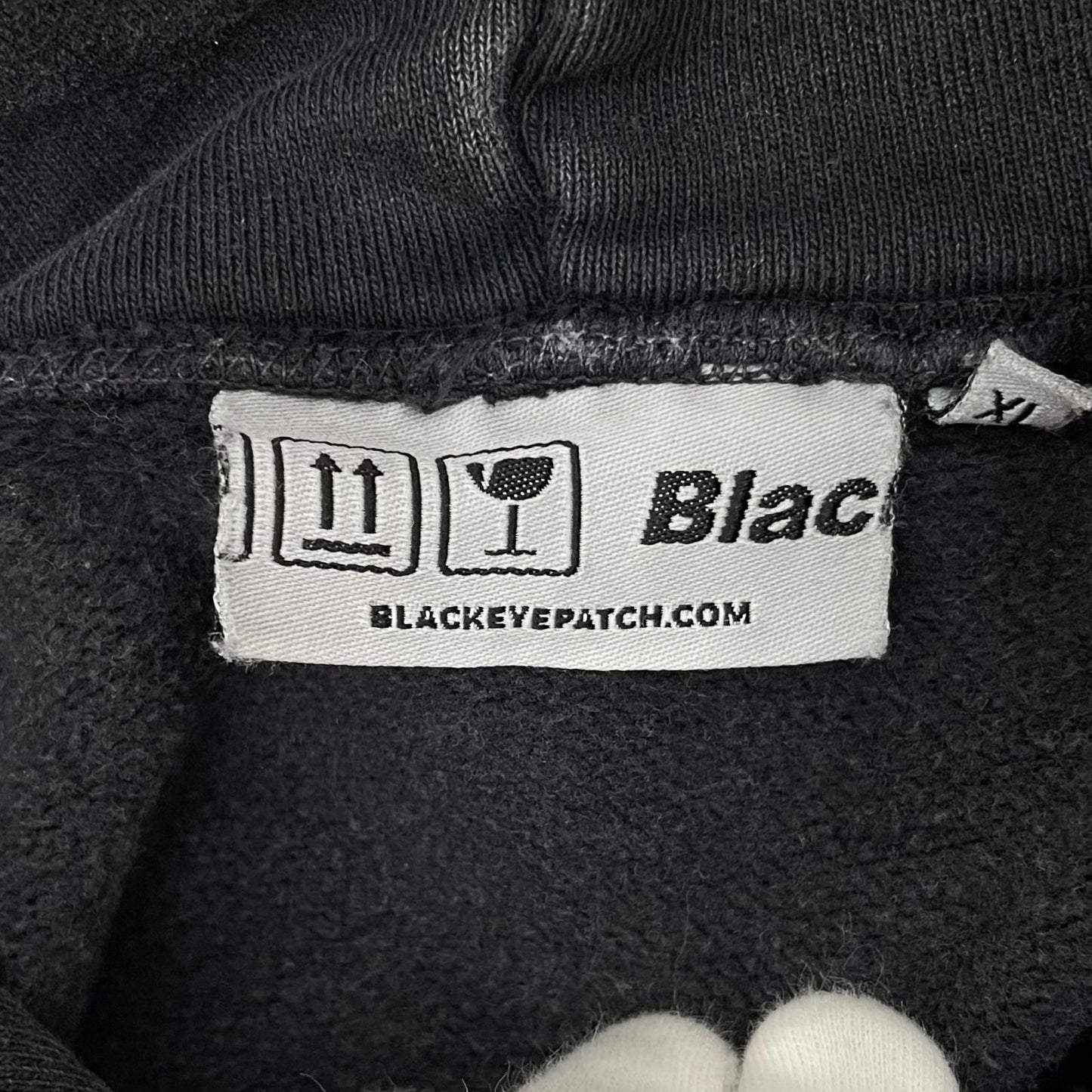 【中古】BlackEyePatch | ブラックアイパッチ 裏起毛　長袖パーカー グレー サイズ：XL【尾張小牧店】