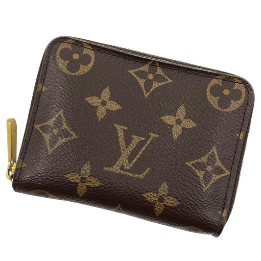 【中古】LOUIS VUITTON | ルイ・ヴィトン ジッピー コインパース モノグラム コインケース ラウンドファスナー M60067 ブラウン【尾張小牧店】3635