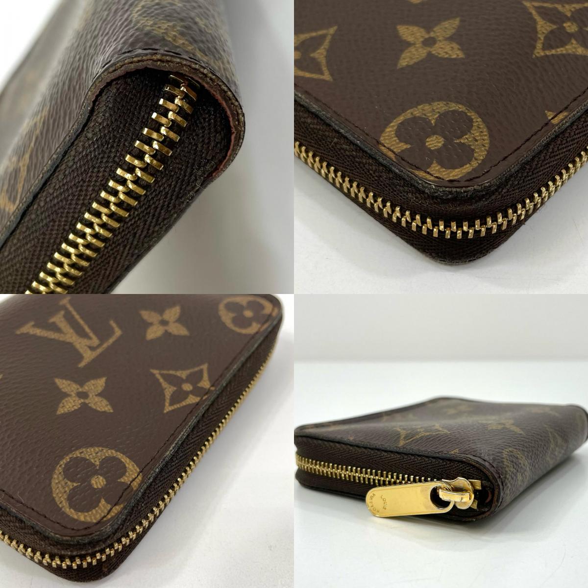 【中古】LOUIS VUITTON | ルイ・ヴィトン ジッピー コインパース モノグラム コインケース ラウンドファスナー M60067 ブラウン【尾張小牧店】3635
