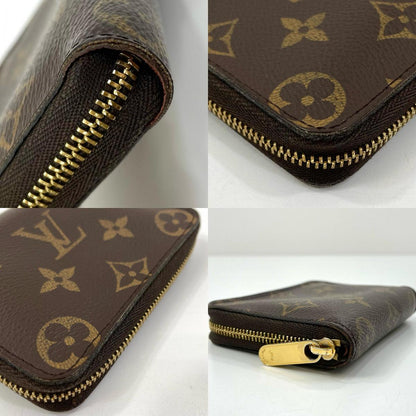 【中古】LOUIS VUITTON | ルイ・ヴィトン ジッピー コインパース モノグラム コインケース ラウンドファスナー M60067 ブラウン【尾張小牧店】3635