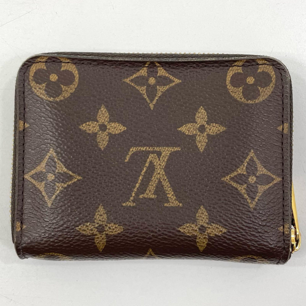 【中古】LOUIS VUITTON | ルイ・ヴィトン ジッピー コインパース モノグラム コインケース ラウンドファスナー M60067 ブラウン【尾張小牧店】3635