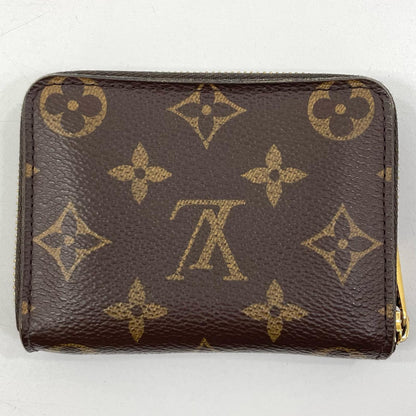 【中古】LOUIS VUITTON | ルイ・ヴィトン ジッピー コインパース モノグラム コインケース ラウンドファスナー M60067 ブラウン【尾張小牧店】3635
