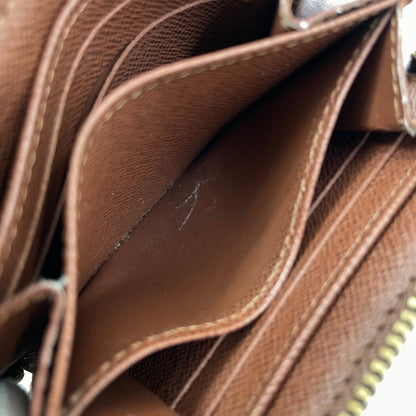 【中古】LOUIS VUITTON | ルイ・ヴィトン ジッピー コインパース モノグラム コインケース ラウンドファスナー M60067 ブラウン【尾張小牧店】3635