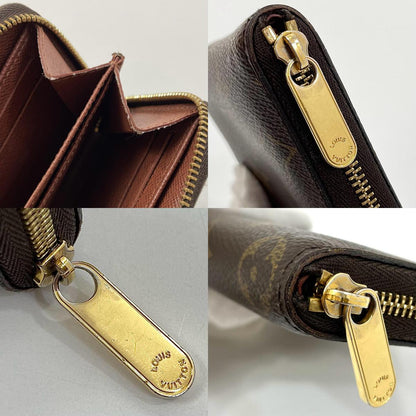 【中古】LOUIS VUITTON | ルイ・ヴィトン ジッピー コインパース モノグラム コインケース ラウンドファスナー M60067 ブラウン【尾張小牧店】3635