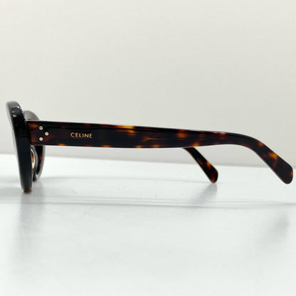 【中古】CELINE | セリーヌ キャットアイ S193 オーバル サングラス CL40193I ダーク ハバナ ブラウン【尾張小牧店】
