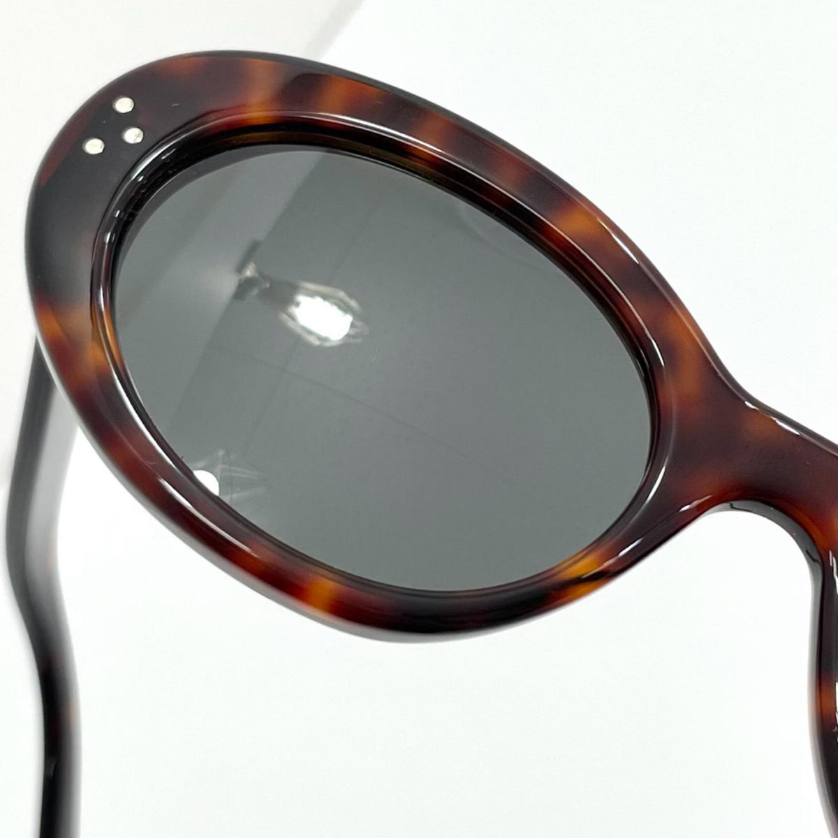 【中古】CELINE | セリーヌ キャットアイ S193 オーバル サングラス CL40193I ダーク ハバナ ブラウン【尾張小牧店】