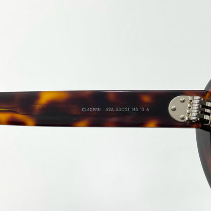 【中古】CELINE | セリーヌ キャットアイ S193 オーバル サングラス CL40193I ダーク ハバナ ブラウン【尾張小牧店】