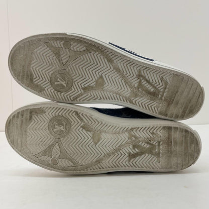 【中古】LOUIS VUITTON | ルイ・ヴィトン　チャーリーラインデニム ローカットスニーカー 靴　LD0232　ブルー×ホワイト【尾張小牧店】