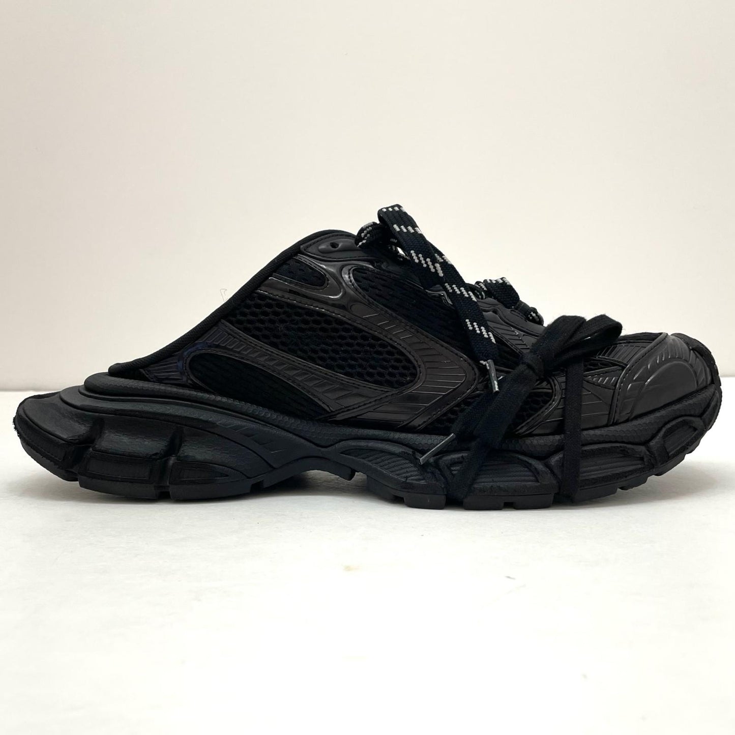 【中古】BALENCIAGA | バレンシアガ　3XL Mule スリッポン スニーカー　靴　742672　ブラック 29cm【尾張小牧店】