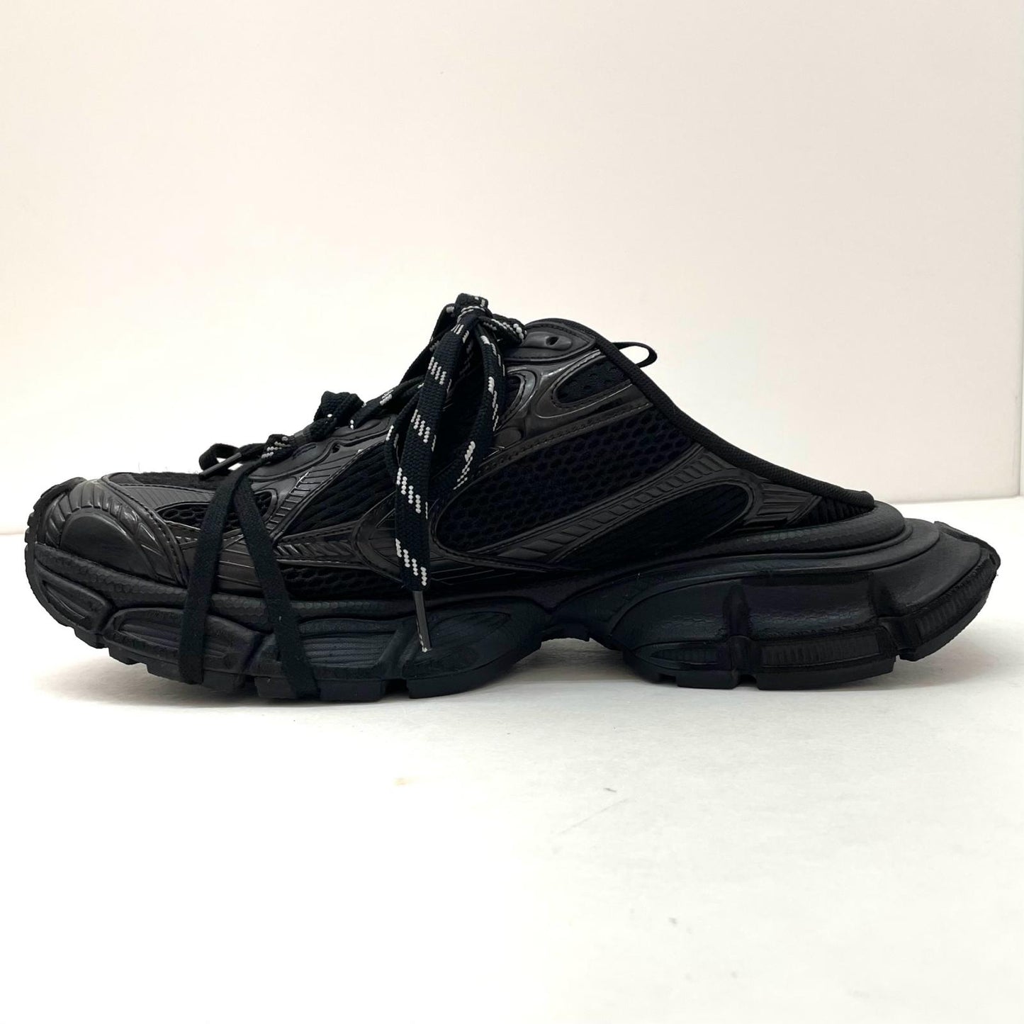 【中古】BALENCIAGA | バレンシアガ　3XL Mule スリッポン スニーカー　靴　742672　ブラック 29cm【尾張小牧店】
