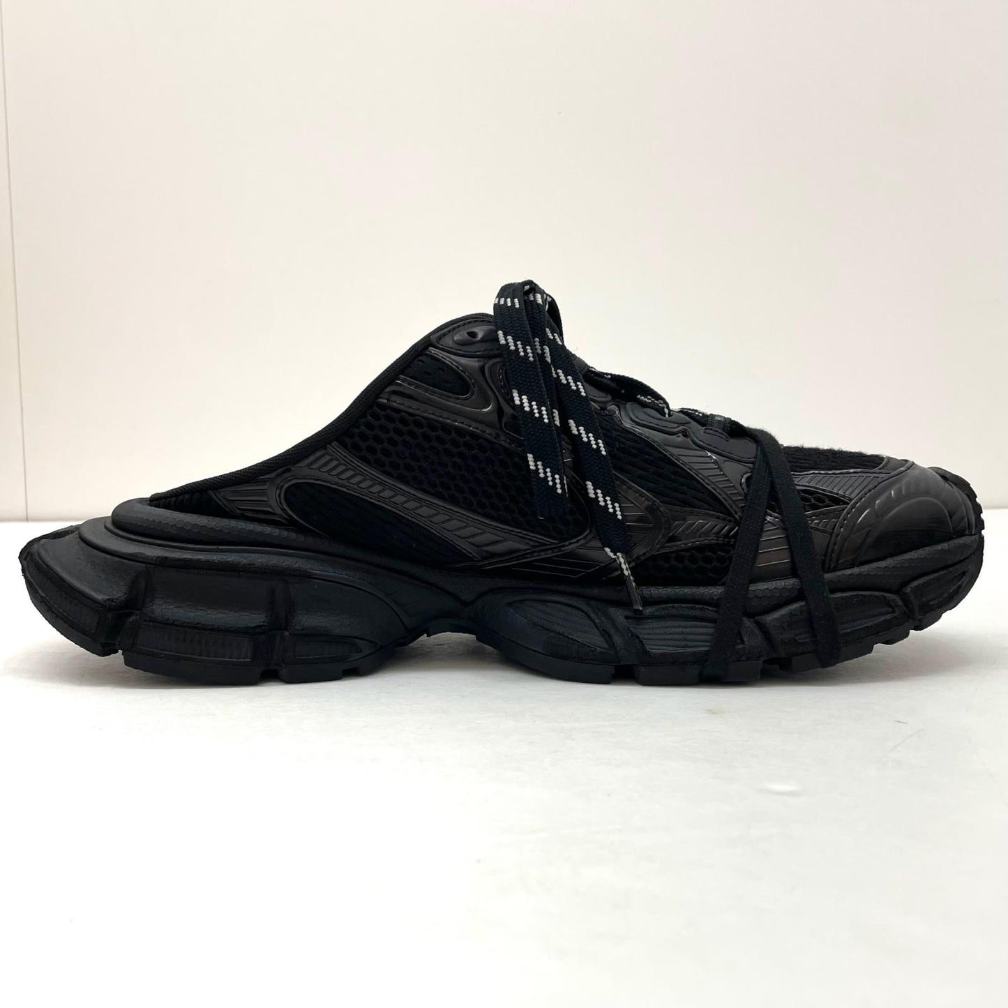 【中古】BALENCIAGA | バレンシアガ　3XL Mule スリッポン スニーカー　靴　742672　ブラック 29cm【尾張小牧店】