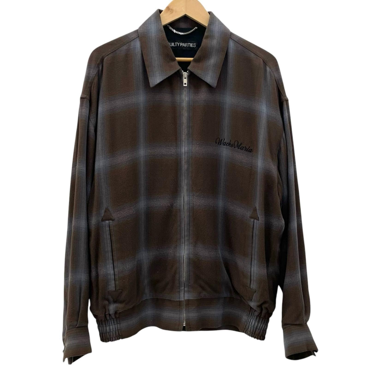 【中古】WACKOMARIA | ワコマリア　24SS OMBRE CHECK 50S JACKET チェック柄ジャケット 24SS-WMO-BL18 ブラウン サイズ：M【尾張小牧店】