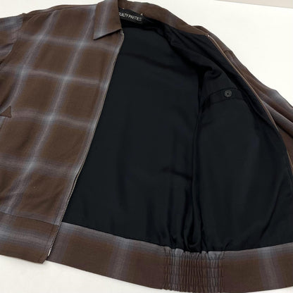 【中古】WACKOMARIA | ワコマリア　24SS OMBRE CHECK 50S JACKET チェック柄ジャケット 24SS-WMO-BL18 ブラウン サイズ：M【尾張小牧店】
