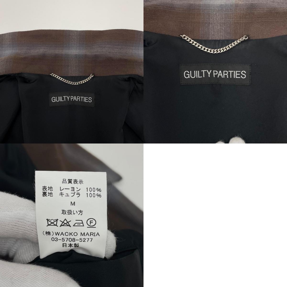 【中古】WACKOMARIA | ワコマリア　24SS OMBRE CHECK 50S JACKET チェック柄ジャケット 24SS-WMO-BL18 ブラウン サイズ：M【尾張小牧店】