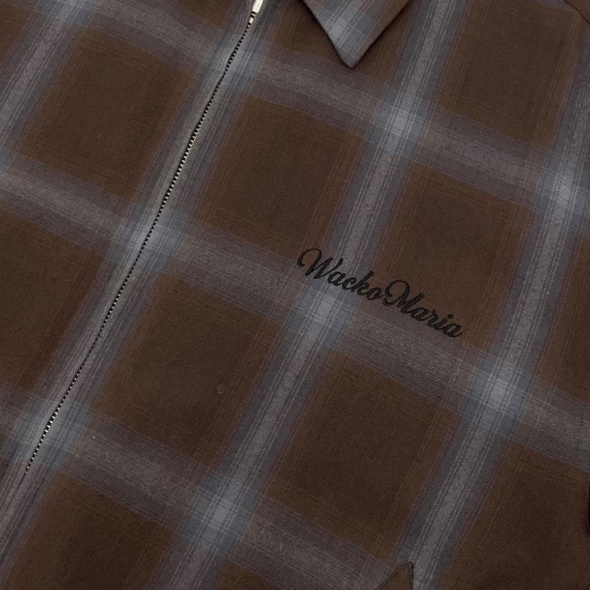 【中古】WACKOMARIA | ワコマリア　24SS OMBRE CHECK 50S JACKET チェック柄ジャケット 24SS-WMO-BL18 ブラウン サイズ：M【尾張小牧店】