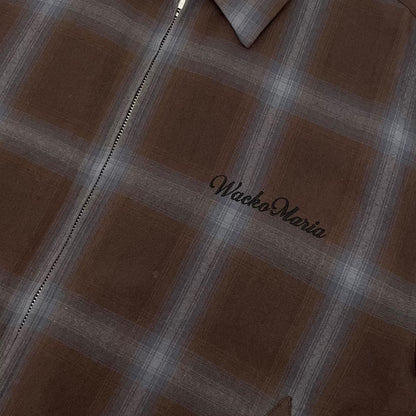 【中古】WACKOMARIA | ワコマリア　24SS OMBRE CHECK 50S JACKET チェック柄ジャケット 24SS-WMO-BL18 ブラウン サイズ：M【尾張小牧店】