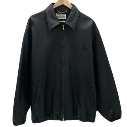 【中古】WACKOMARIA | ワコマリア　24SS LEATHER JACKET TYPE-2 レザージャケット 24SS-WMO-JK03 ブラック サイズ：M【尾張小牧店】