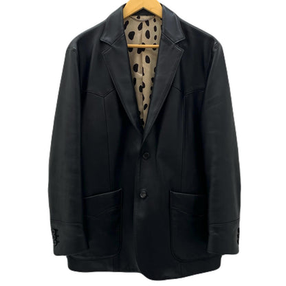 【中古】WACKOMARIA | ワコマリア　22AW LEATHER 50'S JACKET レザージャケット 22FW-WMO-BL01 ブラック サイズ：M【尾張小牧店】