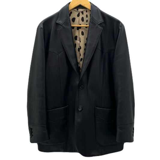 【中古】WACKOMARIA | ワコマリア　22AW LEATHER 50'S JACKET レザージャケット 22FW-WMO-BL01 ブラック サイズ：M【尾張小牧店】