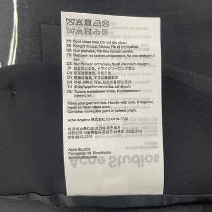 【中古】ACNE STUDIOS | アクネストゥディオズ V NECK VEST ベスト RW-WN-SUIT000033 ブラック サイズ：36【尾張小牧店】