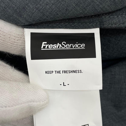 【中古】FreshService | フレッシュサービス　26SS COOLFIBER UTILITY REGULAR SHIRT 長袖シャツ FSC261-50270 グレー サイズ：L【尾張小牧店】