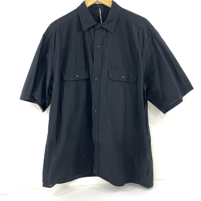 blurhms | ブラームス Hard Twist Chambray Work Shirt S/S 半袖シャツ bROOTS26S4 ブラック サイズ：3【尾張小牧店】
