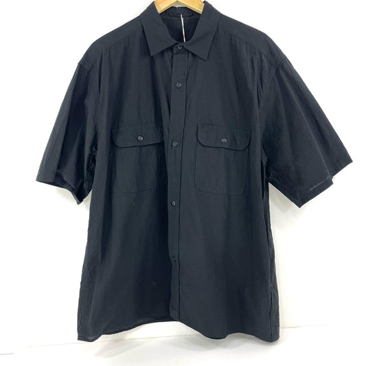 blurhms | ブラームス Hard Twist Chambray Work Shirt S/S 半袖シャツ bROOTS26S4 ブラック サイズ：3【尾張小牧店】