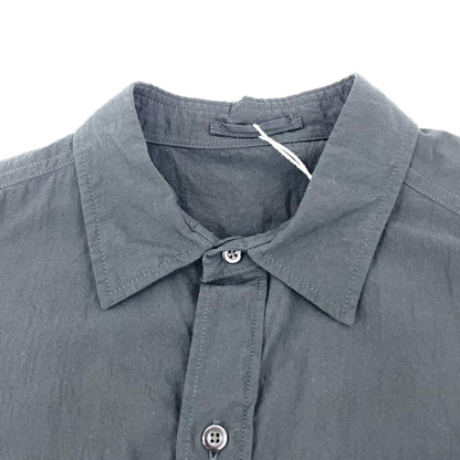 blurhms | ブラームス Hard Twist Chambray Work Shirt S/S 半袖シャツ bROOTS26S4 ブラック サイズ：3【尾張小牧店】