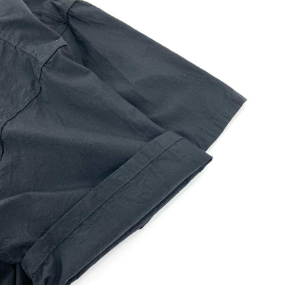 blurhms | ブラームス Hard Twist Chambray Work Shirt S/S 半袖シャツ bROOTS26S4 ブラック サイズ：3【尾張小牧店】