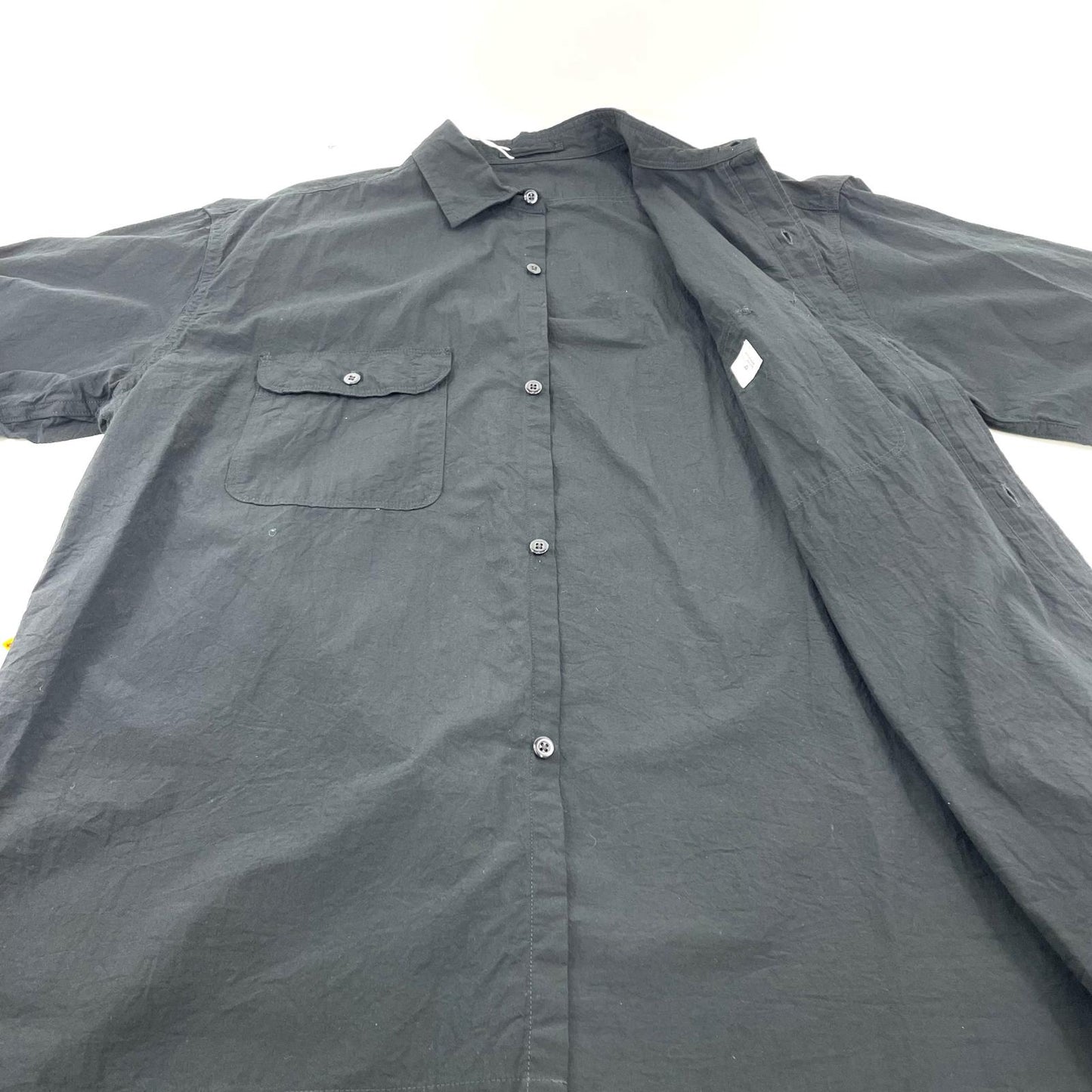 blurhms | ブラームス Hard Twist Chambray Work Shirt S/S 半袖シャツ bROOTS26S4 ブラック サイズ：3【尾張小牧店】