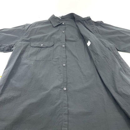 blurhms | ブラームス Hard Twist Chambray Work Shirt S/S 半袖シャツ bROOTS26S4 ブラック サイズ：3【尾張小牧店】
