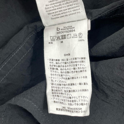 blurhms | ブラームス Hard Twist Chambray Work Shirt S/S 半袖シャツ bROOTS26S4 ブラック サイズ：3【尾張小牧店】
