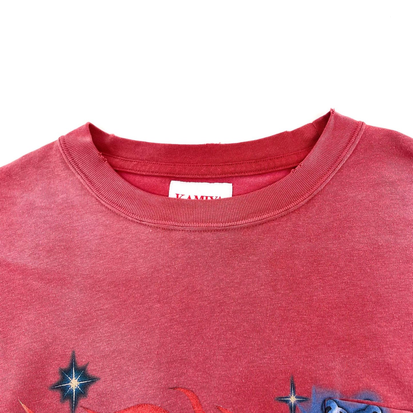 REAL TORCH Distressed Pocket T-shirt 半袖Ｔシャツ G16TS090 レッド サイズ：M【尾張小牧店】