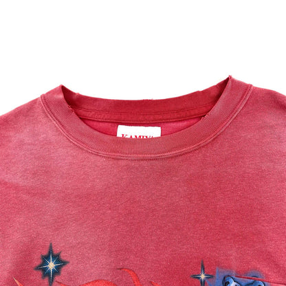 REAL TORCH Distressed Pocket T-shirt 半袖Ｔシャツ G16TS090 レッド サイズ：M【尾張小牧店】
