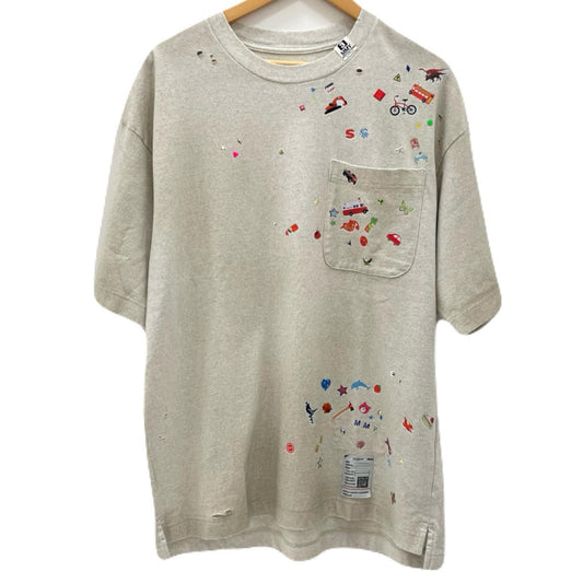 【中古】MIHARA YASUHIRO | ミハラヤスヒロ 26SS Kids Sticker Printed T-shirt 半袖Ｔシャツ J16TS821 グレー サイズ：44【尾張小牧店】