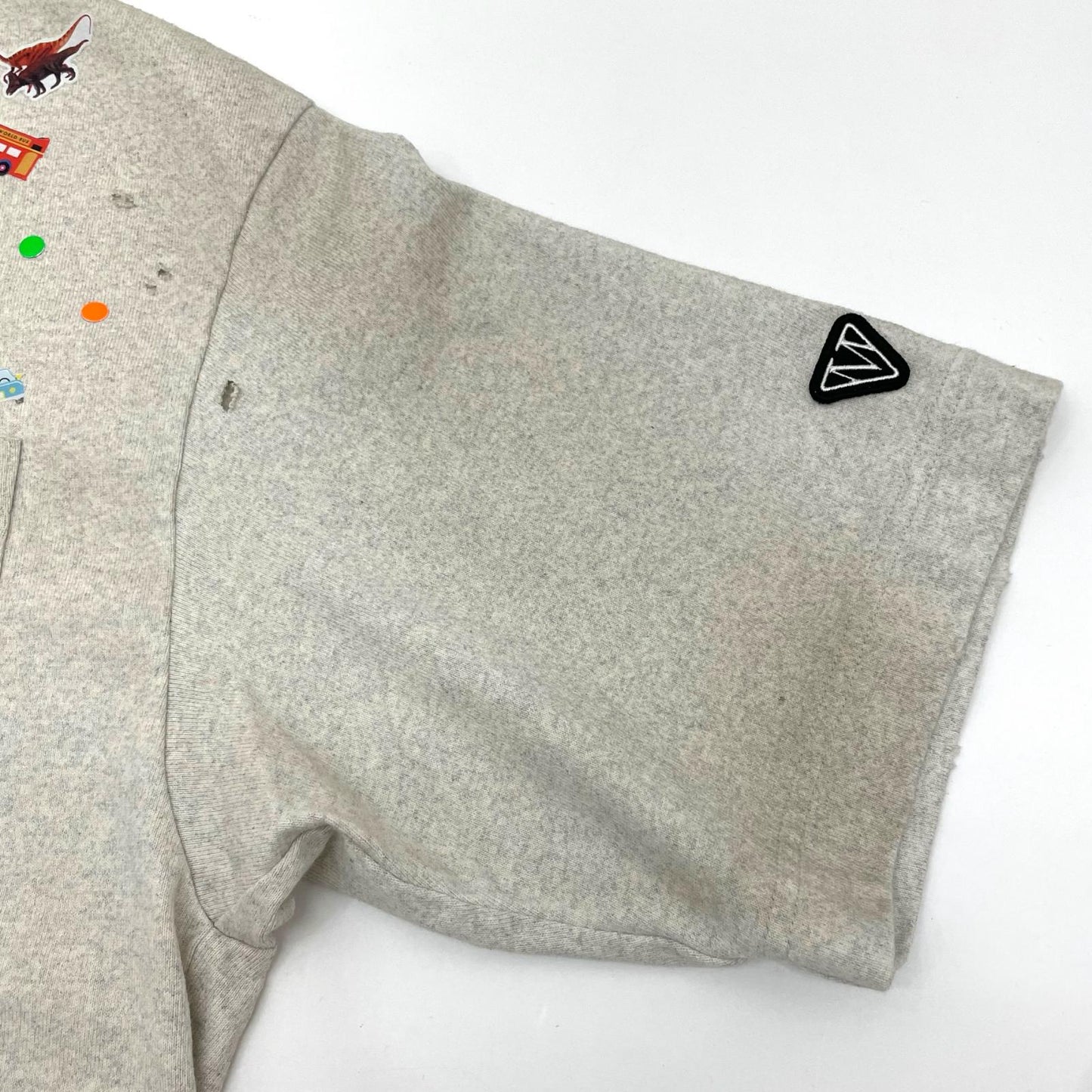 【中古】MIHARA YASUHIRO | ミハラヤスヒロ 26SS Kids Sticker Printed T-shirt 半袖Ｔシャツ J16TS821 グレー サイズ：44【尾張小牧店】