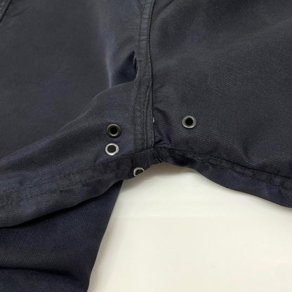 【中古】JUNYA WATANABE×New Manual | ジュンヤワタナベ×ニューマニュアル　26SS New Manual Deck Hook Jacket　ナイロンツイル 転写プリント ブルゾン WQ-J905-100 ネイビー サイズ：M【尾張小牧店】
